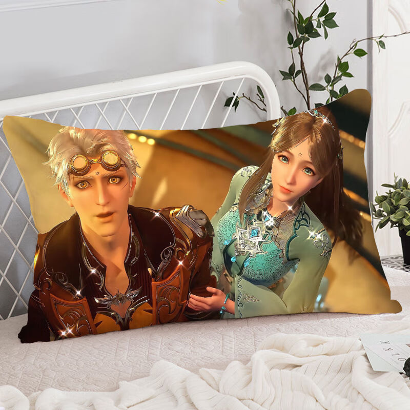 斗罗大陆小舞抱枕 唐三周边帅气卡通图案动漫午睡枕头软靠垫大号生日