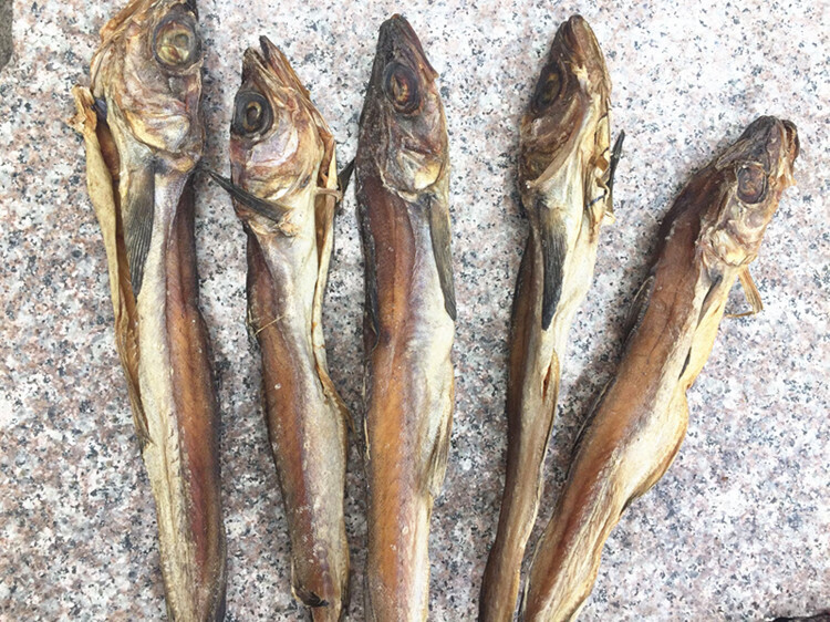 宓蝶 渔民家自晒柴鱼干 足干财鱼干 原味柴鱼条 海产干货 500克 500克