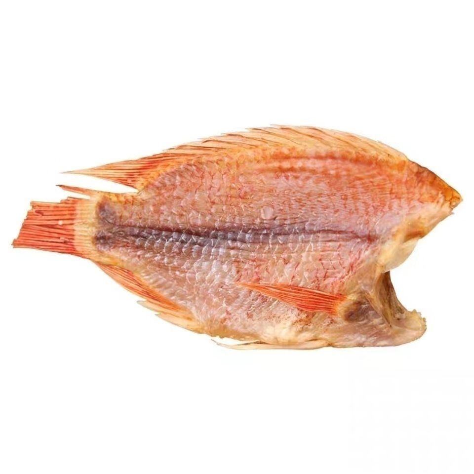 广东特产红鱼深海鱼干淡晒鱼干去头去肚海鱼红立鱼生晒海鲜干货2斤34