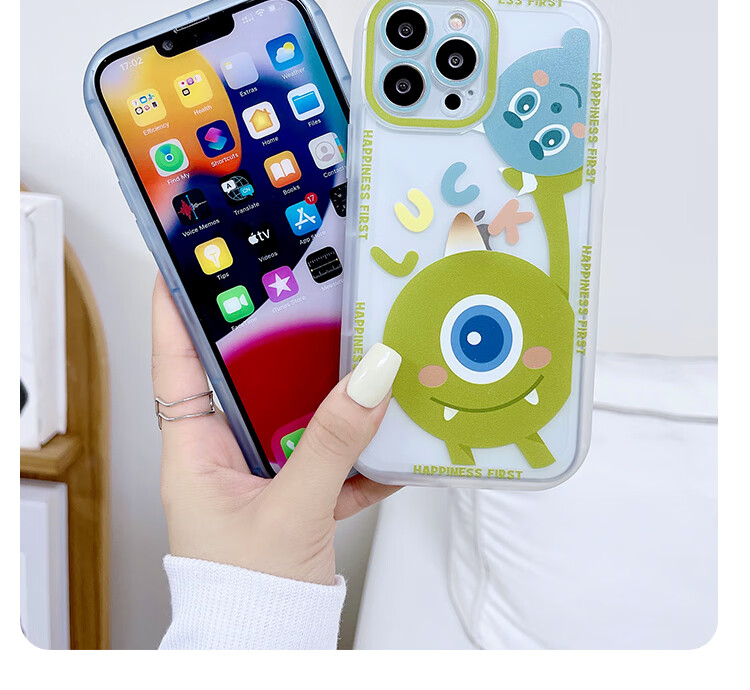 华达(hopestar) 潮牌小怪兽适用iphone13promax手机壳苹果12卡通情侣