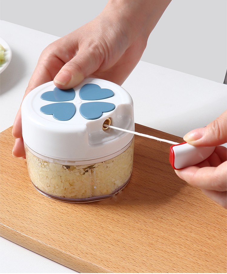 杏之淇手动拉蒜泥神器迷你多功能辅食辣椒打碎器酱搅蒜器厨房工具蒜蓉