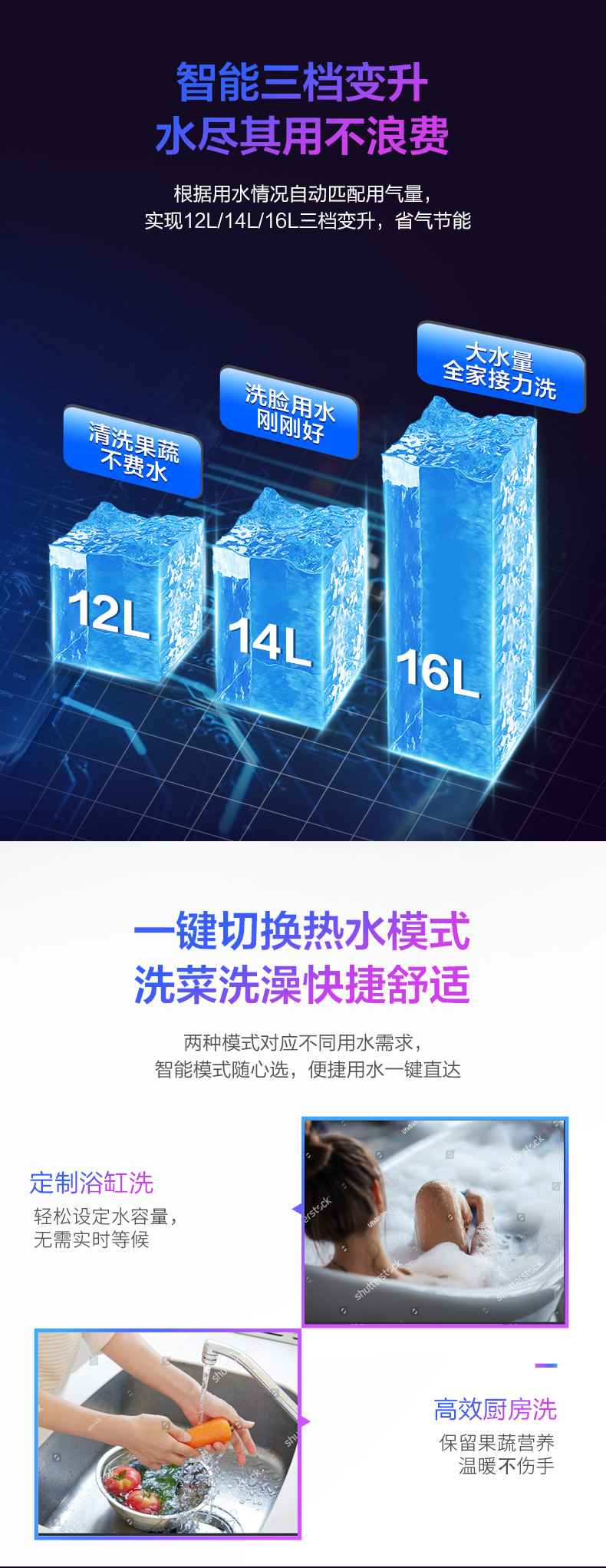 神价格 美的旗下 华凌 零冷水燃气热水器 16L 即开即出热水 图10