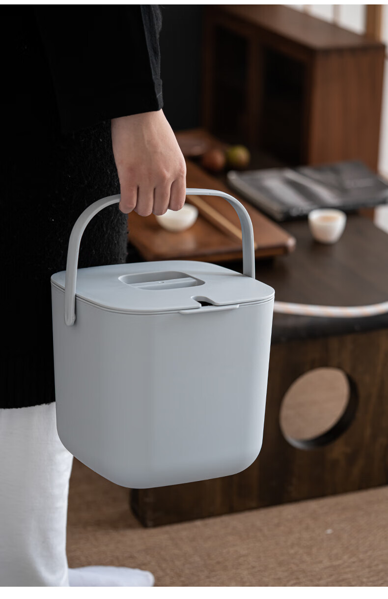 千丝家茶桶茶渣桶垃圾过滤排水桶大容量茶台废水桶茶具配件家用小茶