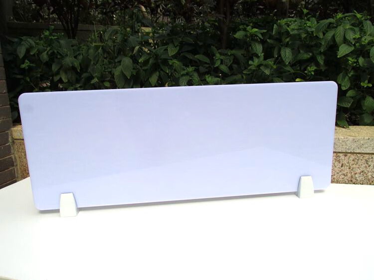 学生隔离挡板办公桌屏风饭堂隔断餐桌隔离板桌边挡板可折叠 300*500