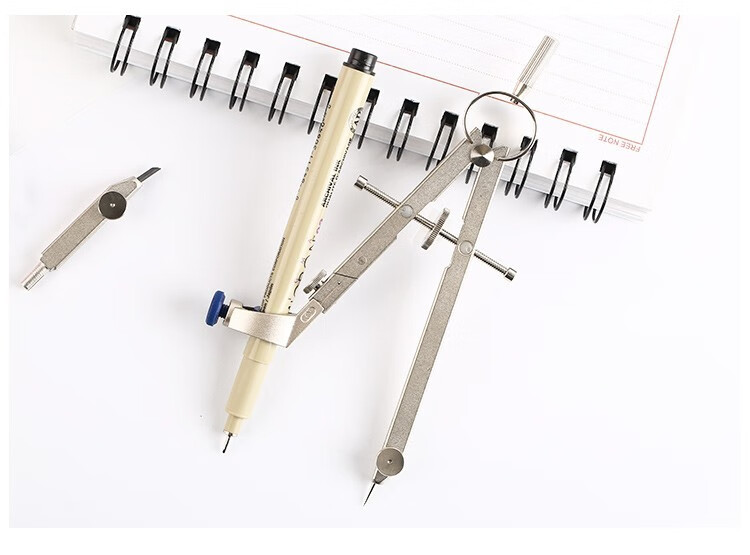 德国staedtler施德楼学生圆规 设计工业圆规 铝合金金属绘图圆规 可夹