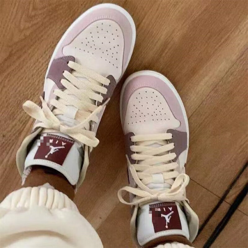 海蓝橙美国队男女中帮高帮篮球鞋 aj1白丝绸 纯原品质 39【图片 价格