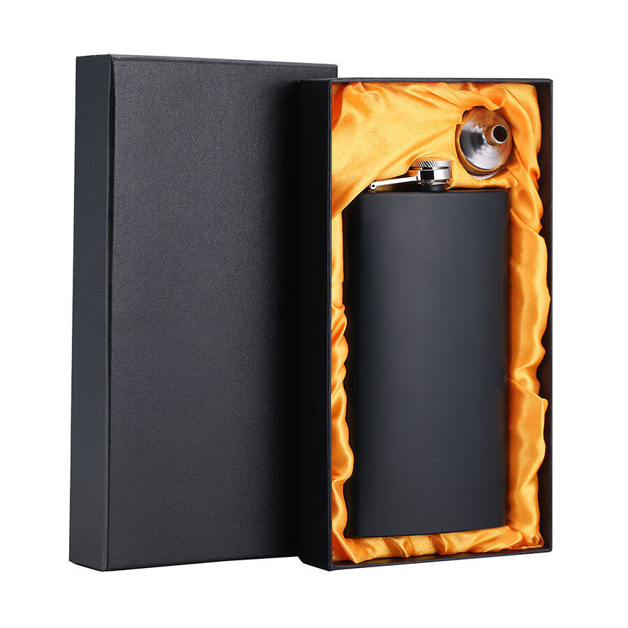 花季酒壶随身盎司不锈钢酒壶8两酒壶随身酒壶便携酒壶半斤口袋酒壶