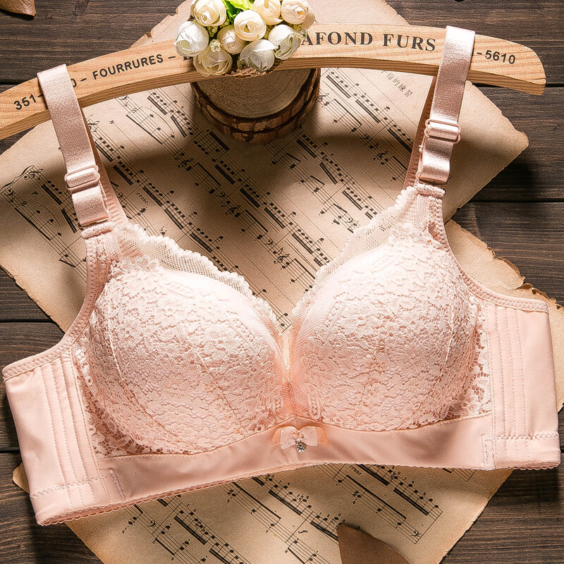 加厚文胸超厚小胸馒头杯厚款文胸不空杯加厚8cm聚拢上托调整型女性感