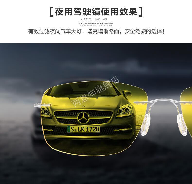 夜视眼镜开车专用轻晚上开车专用夜视眼镜男偏光防远光女夜晚夜间司机