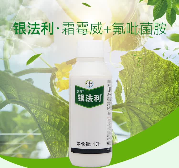德国拜耳 银法利 霜霉威 氟吡菌胺蔬菜霜霉病疫病农药1000ml 1000ml