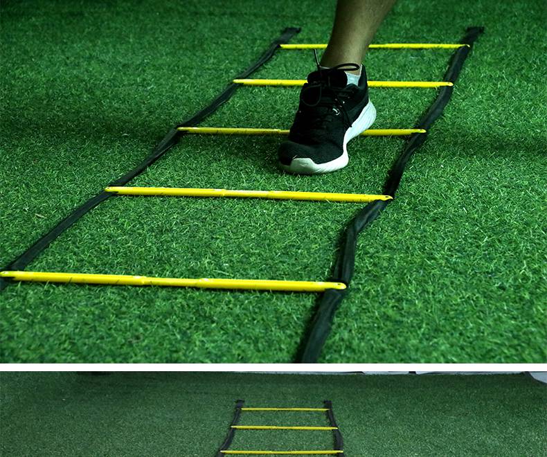 敏捷梯固定绳梯篮球脚步训练梯儿童体能软梯跳格梯足球训练器材高端