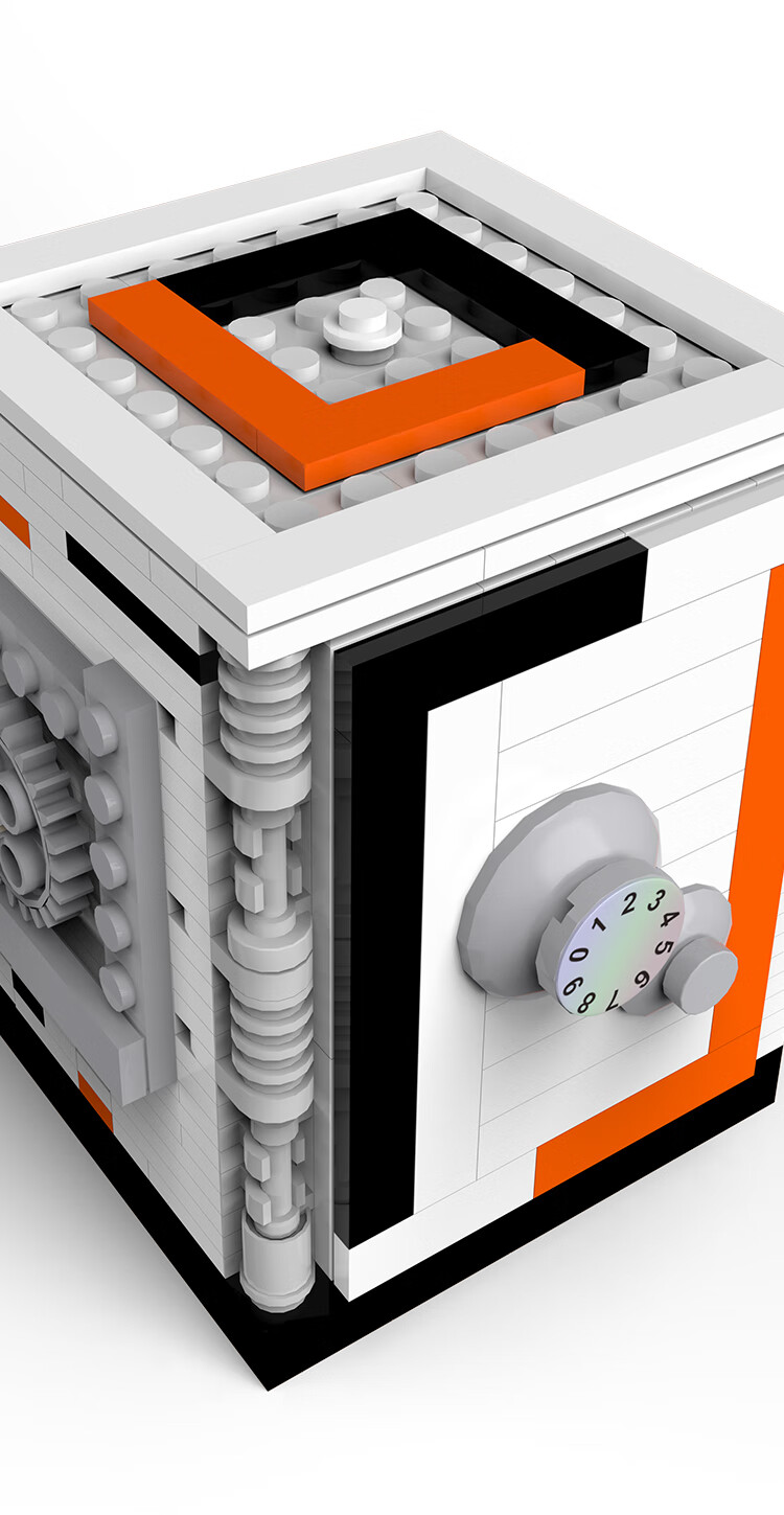 puzzle达芬奇密码书解密盒puzzle保险箱积木拼装模型gm解密玩具机关