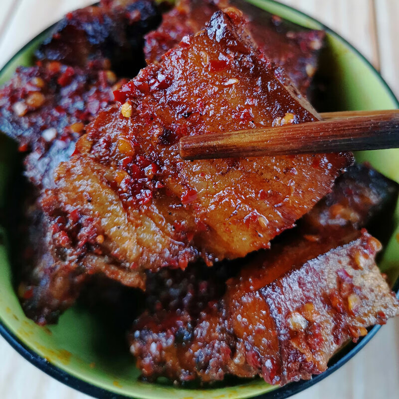 道县扎肉湖南永州道州土特产新田农家自制烟熏肉下饭菜家乡的味道300g