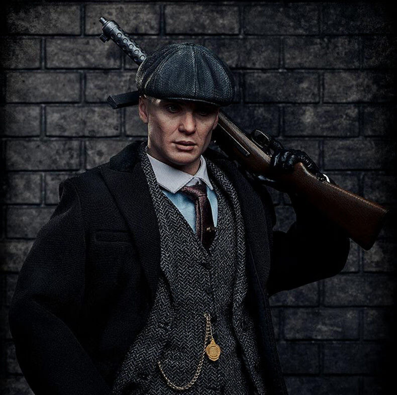 xpmr新品男绅士英伦风格帽子浴血黑帮仿羊毛八角帽男剃刀党英伦贝雷帽