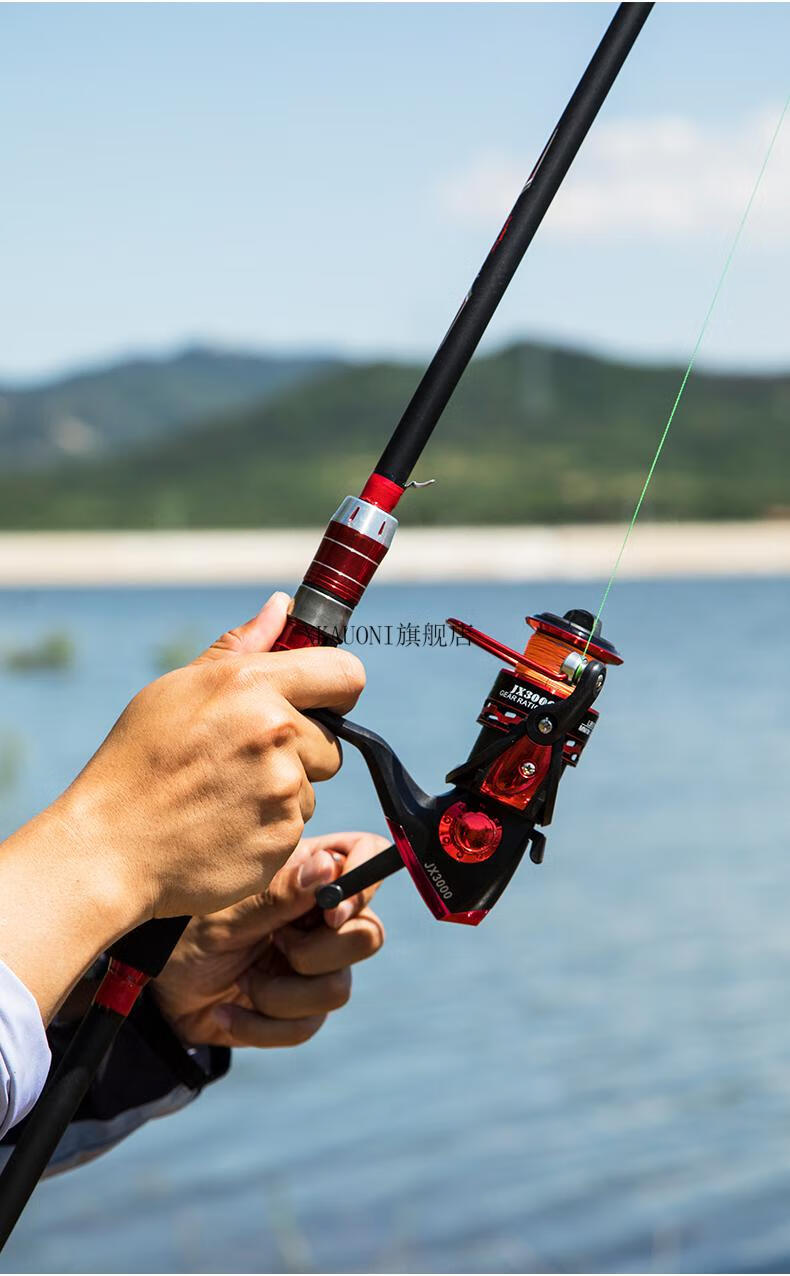 2022新款新款路亚竿全套套装海竿抛竿枪炳纺车水滴轮钓鱼竿手杆远投杆