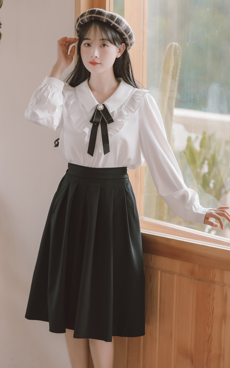 教资面试衣服女夏季大学生幼儿园教师资格证面试服装白衬衫薄款职业