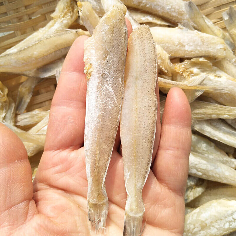 北海淡干少少咸沙丁鱼干沙钻鱼干500克