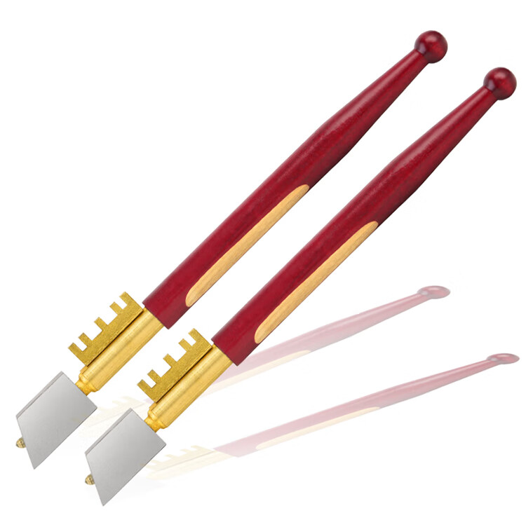 黛惑 钻石玻璃刀金刚石木柄直杆切割刀划厚玻璃家用硅片天然钻石玻璃