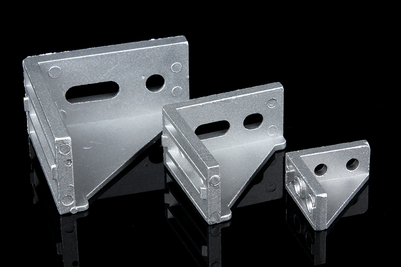 铝型材配件固定件欧标角码支架铝合金角件 铝合金连接件2020-8080