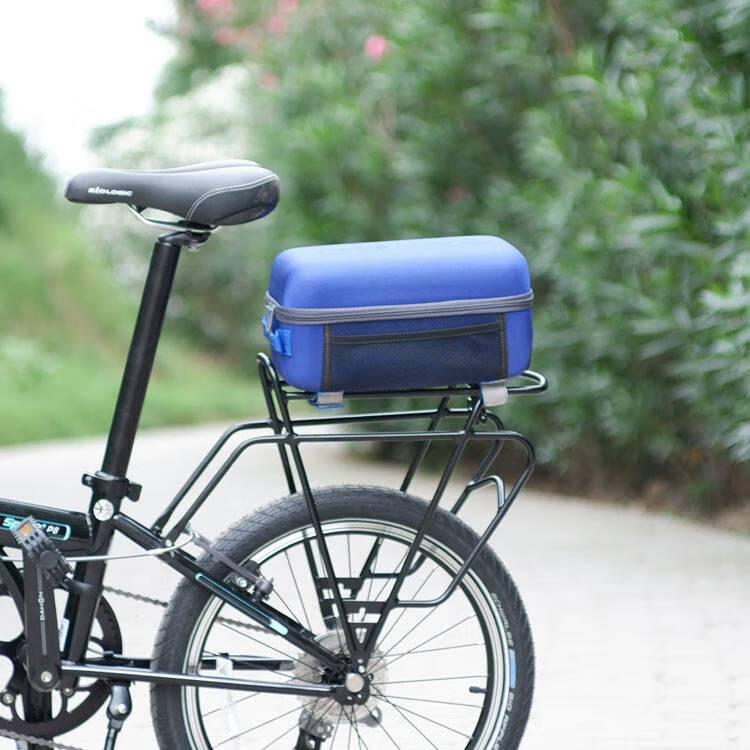 山地车后驮包硬壳 山地自行车后驮包驼包折叠自行车后座包后货架硬壳