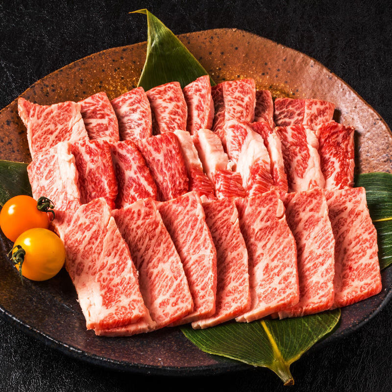 雪花软牛肉呼伦贝尔草原五斤雪花牛肉生鲜国产现杀牛肩峰烤肉火锅牛排