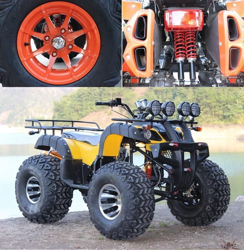 大公牛沙滩车全地形成人四轮越野摩托车场地赛车燃汽油atv山地车四轮