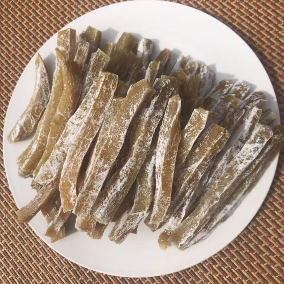 山东特产白霜地瓜干农家自制红薯干地瓜枣办公室零食零食 2斤(原味白
