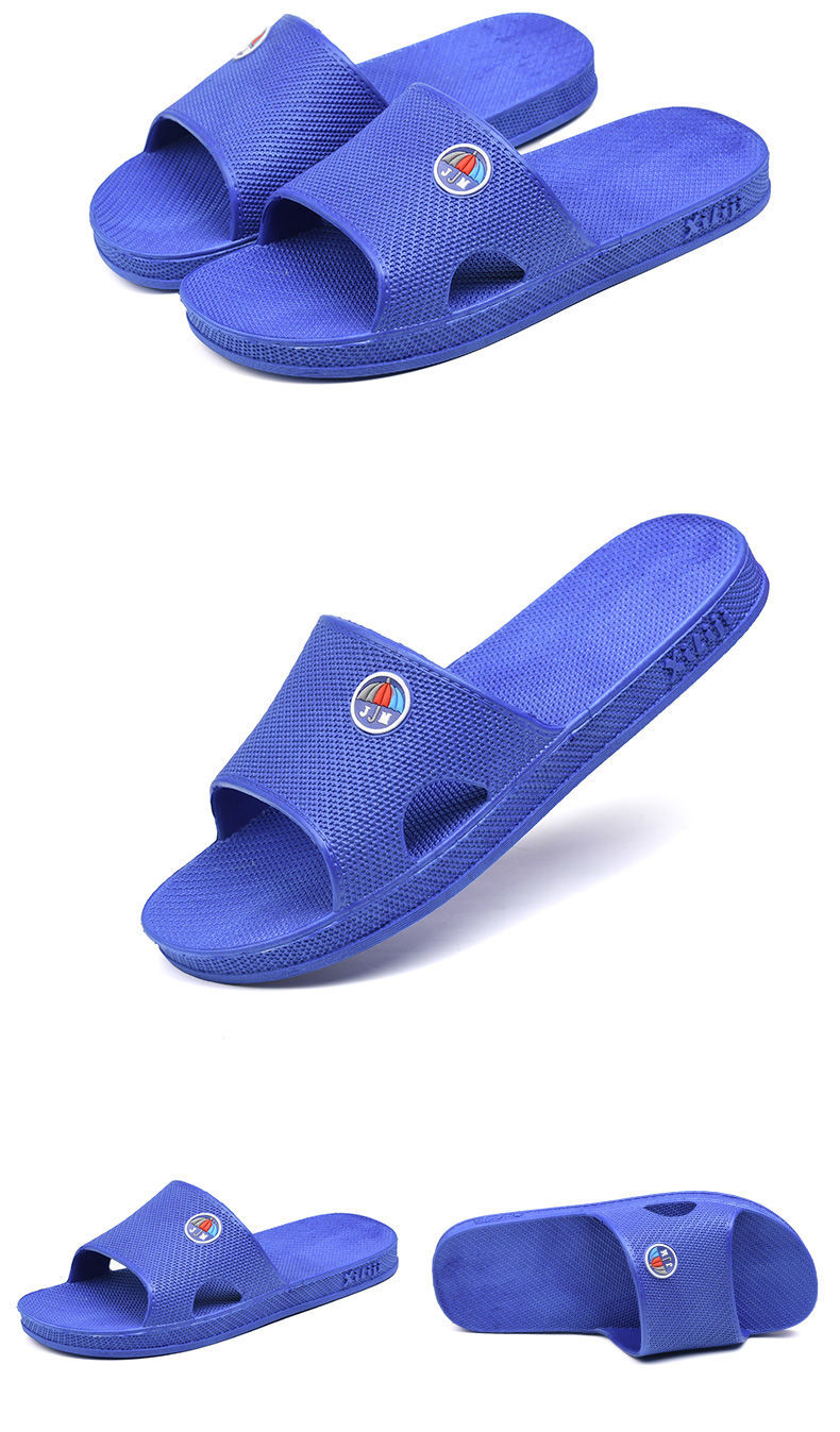 新款男生防滑防臭耐磨洗澡外穿软底室内一双装vip升级版蓝色拖鞋45