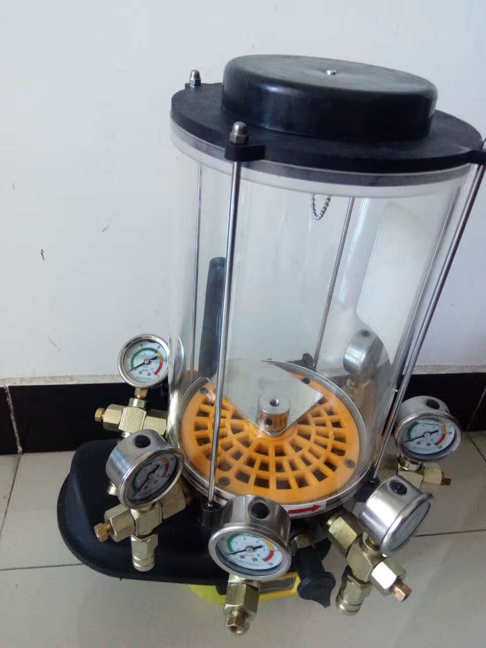 电动黄油泵润滑泵搅拌站全自动油脂泵注油器砼泵车4升24v220v380v 380