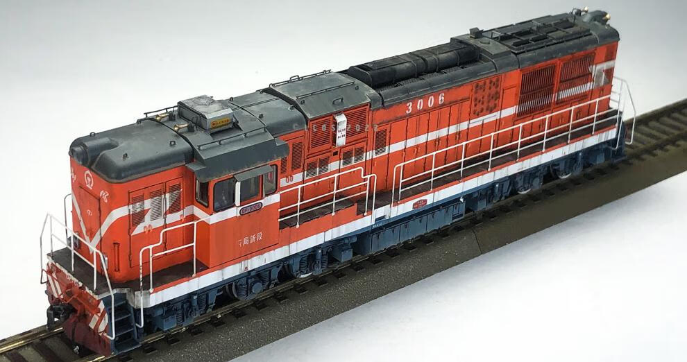 [现货] 长鸣火车模型 ho df7b 东风7b型内燃机车 顺丰到付 df7b-3002