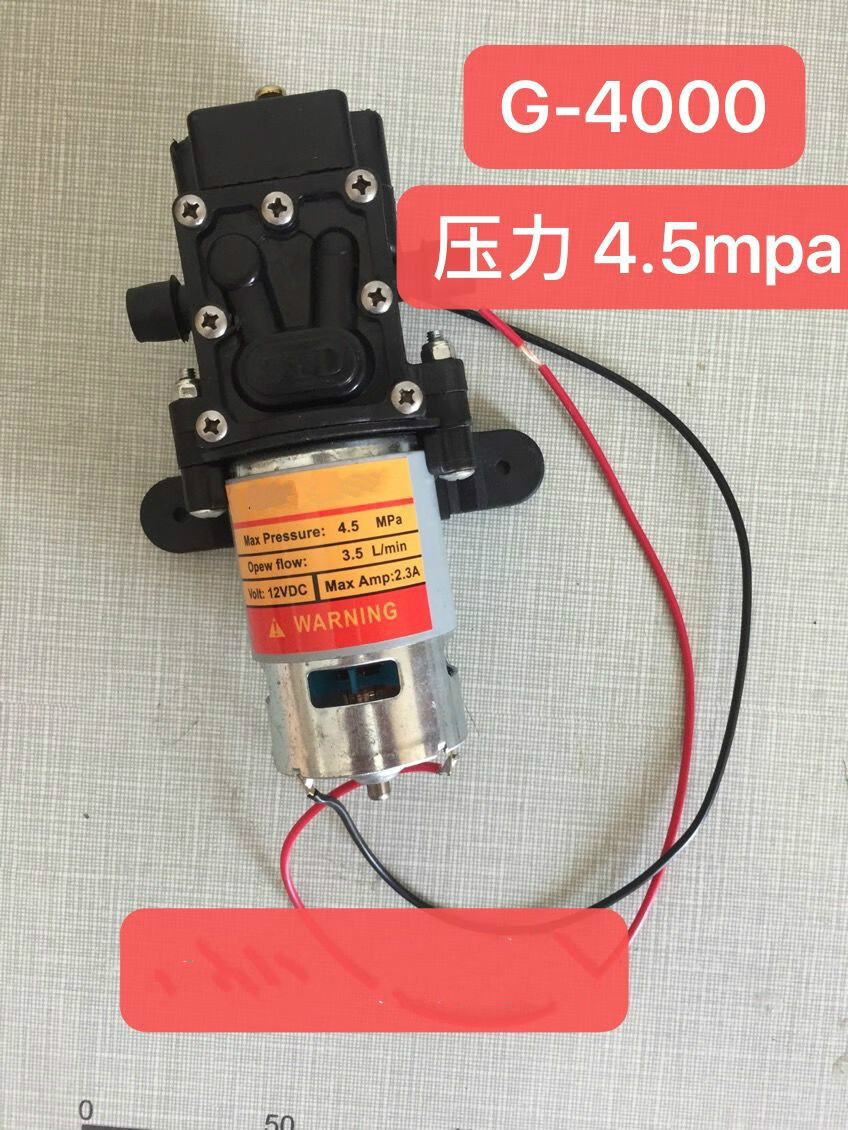 2021农用电动喷雾器高压水泵大功率12v高压智能型电动喷雾器电机水泵
