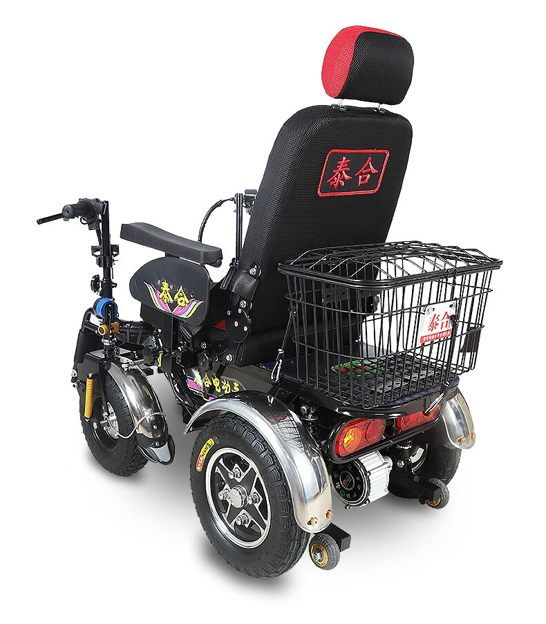 电动车金刚老人残疾人代步车四轮越野全智能全自动多功能 单手操作款