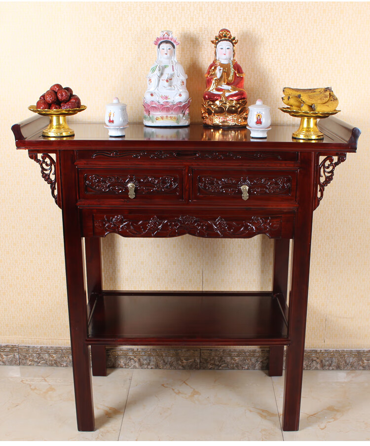 良米兮供桌供台台家用客厅实木香案桌台中式龛龛条案财贡桌不18568108