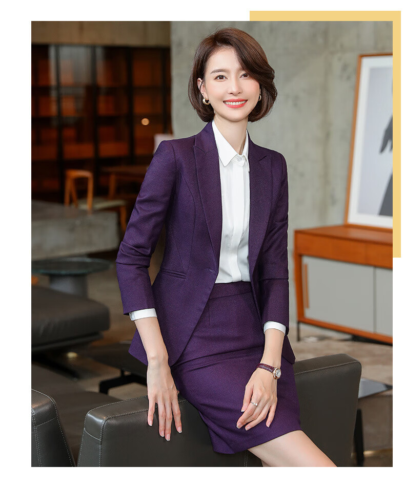 酒店管理人员服装高端职业装女装套装2022春秋新款长袖时尚气质正装