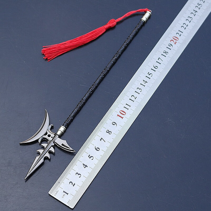 三国水浒英雄林冲关羽赵云杨业马超吕布罗成杨戬模型道具 罗成枪 22