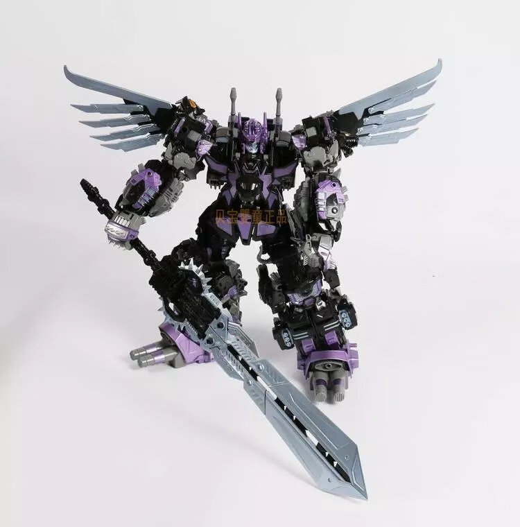 金宝暗黑原色红冲云霄混天豹大力神红龙变形玩具组合金刚5机器人 暗黑