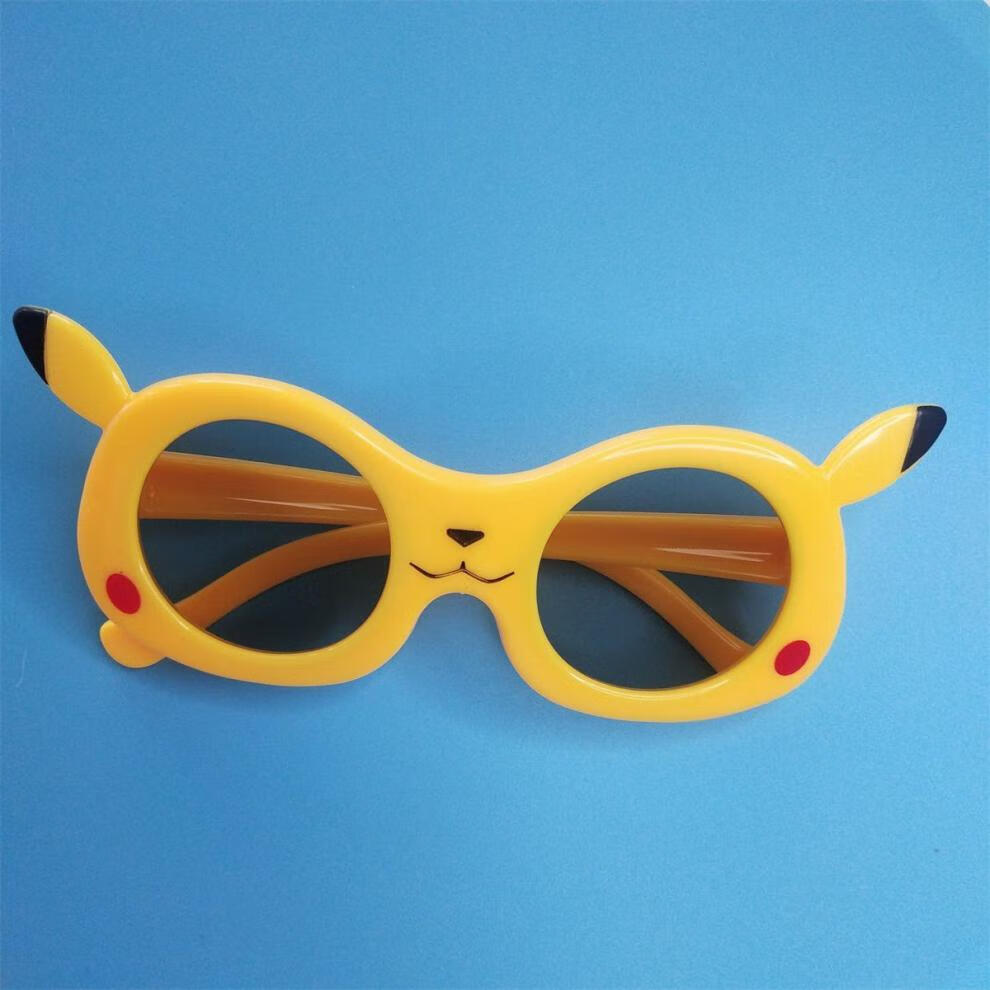 儿童3d眼镜儿童3眼镜电影院皮卡丘款拍照搞怪儿童款格式偏光皮卡丘款2