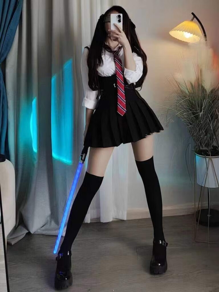 2022新款jk制服御姐制服性感ol秘书纯欲校服御姐 棉包臀裙 长白衬衫
