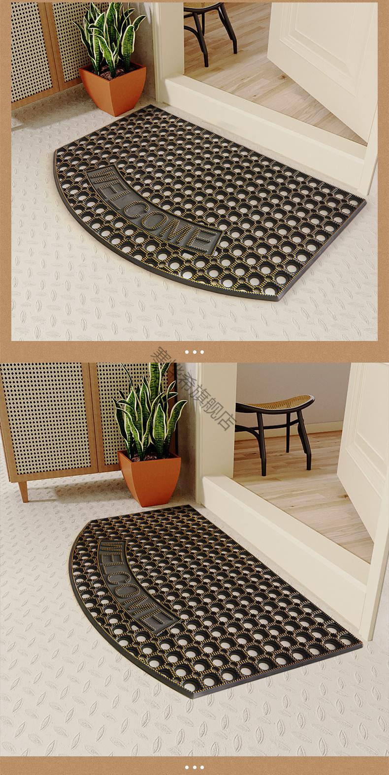 大门外脚垫入户门地垫门口刮泥蹭土门垫室外门外防滑镂空脚垫大门进户