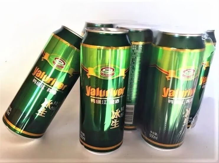 鸭绿江酒雪花啤酒鸭绿江冰生丹东特产啤酒8度易拉罐啤酒冰生500ml品尝