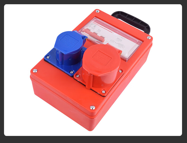 定制工地配电箱二三级插座箱手提式防水工业检修电源箱220v强电布线箱