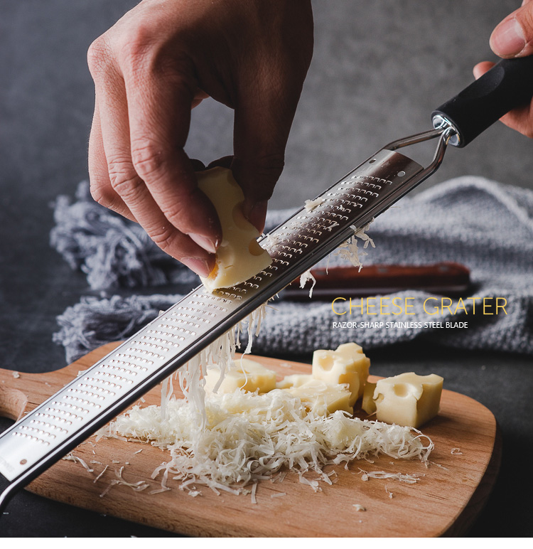 柠檬皮屑刨芝士刨丝器刨芝士碎神器芝士刨刀奶酪擦丝器 长条细齿刨