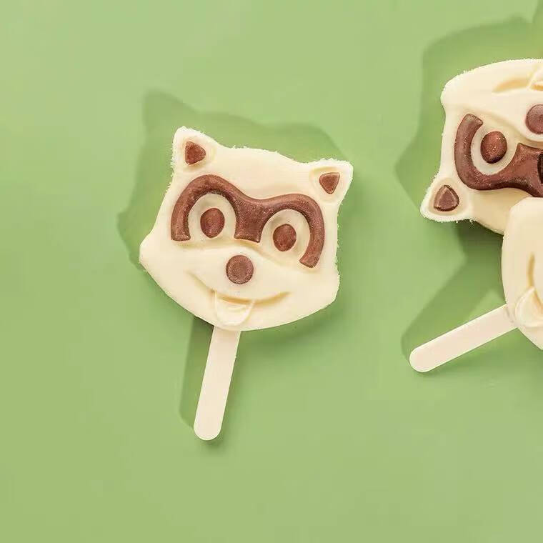 冰雪怪小怪兽芒果巧克力香草浣熊冰淇淋牛奶雪糕冰淇淋罗森同款阿奇侬