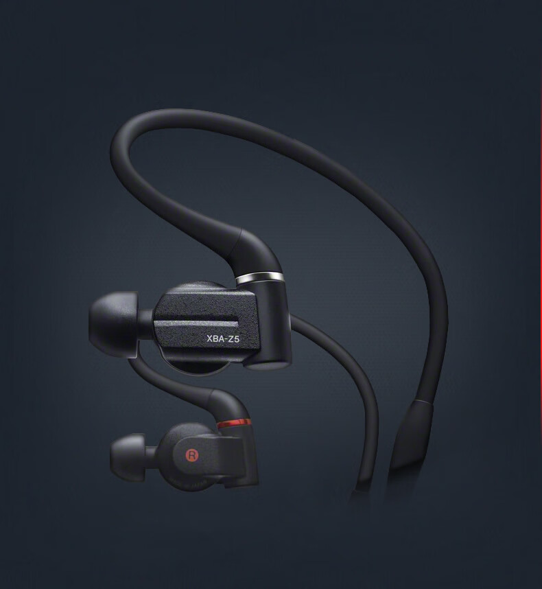 索尼(sony)xba-z5旗舰hifi 圈铁结合入耳式耳机 日本进口 黑色 标配