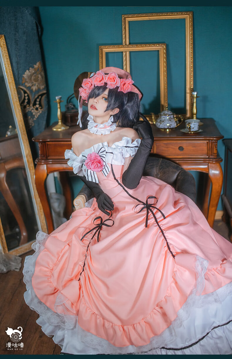 cos 夏尔cosplay服黑执事夏尔洋装cosplay套装大码日本 单买假发 发网