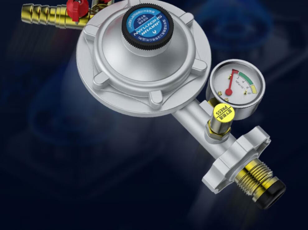潜水艇官方旗舰同款煤气防爆防漏阀煤气罐减压阀带压力表防爆家用