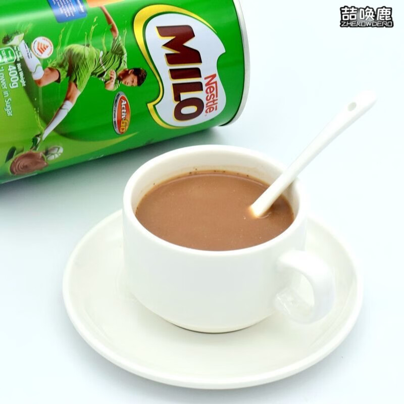 新加坡进口雀巢美禄milo营养麦芽可可粉冲饮热巧克力饮品400g新加坡