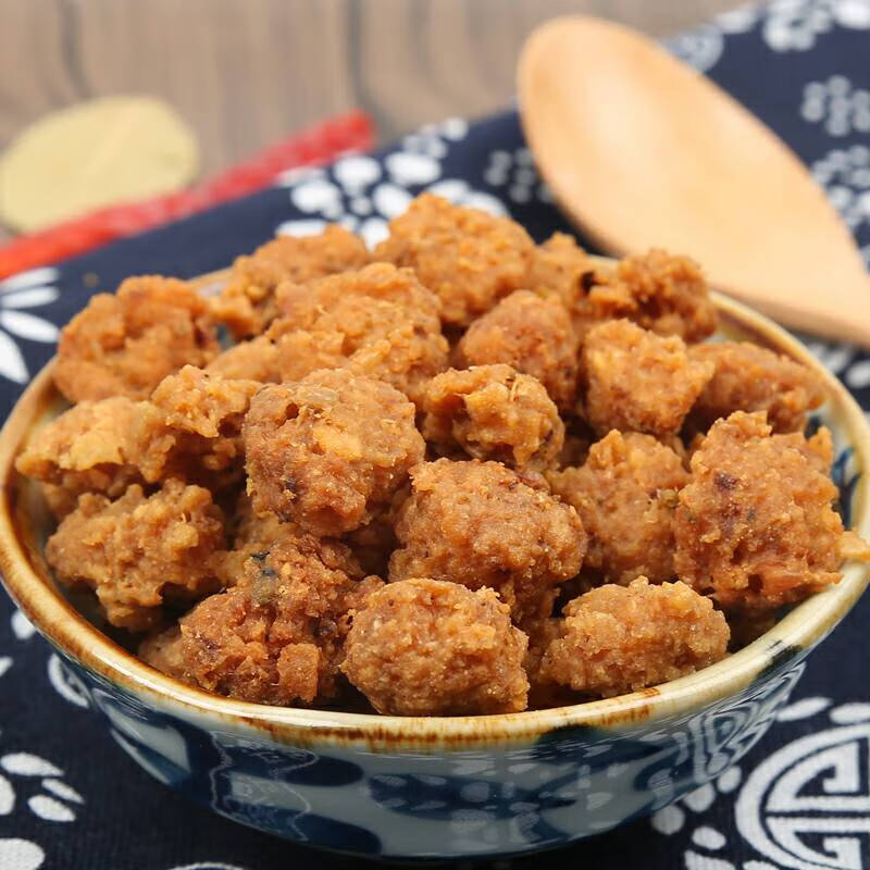 安徽淮南特产绿豆圆子现炸现卖绿豆香脆丸子华海春一袋