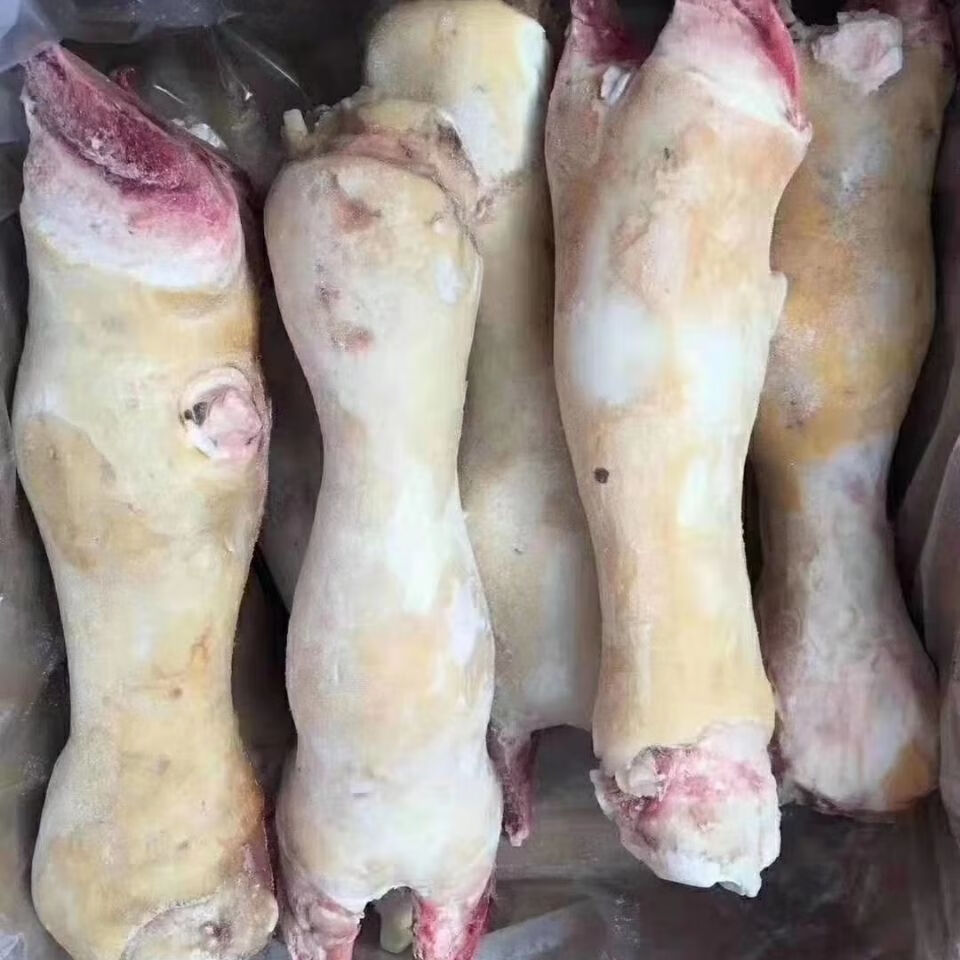 新鲜黄牛蹄生牛蹄子牛脚牛腿整根原切带筋骨炖汤红烧火锅二三王牛新鲜