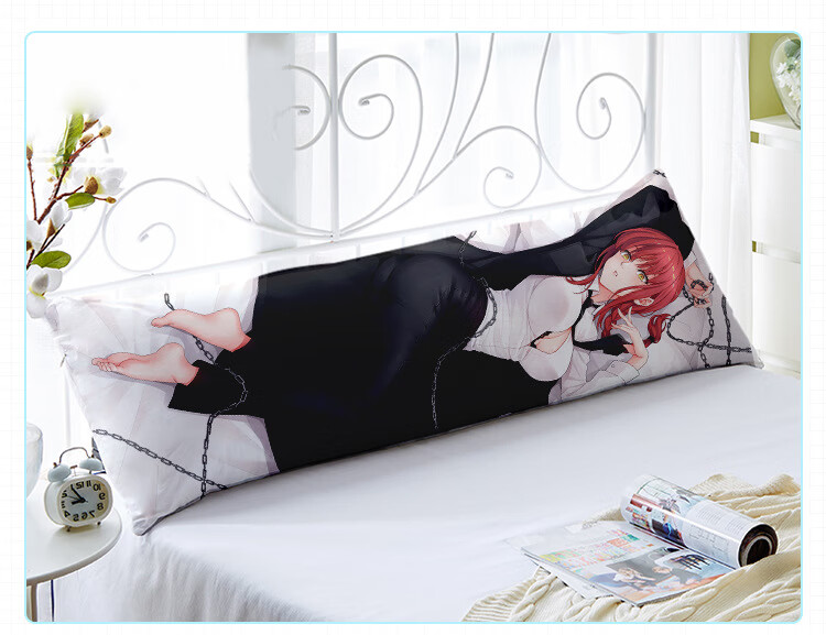 电锯人周边等身抱枕 动漫周边抱枕电锯人玛奇玛手办抱枕双面等身抱枕